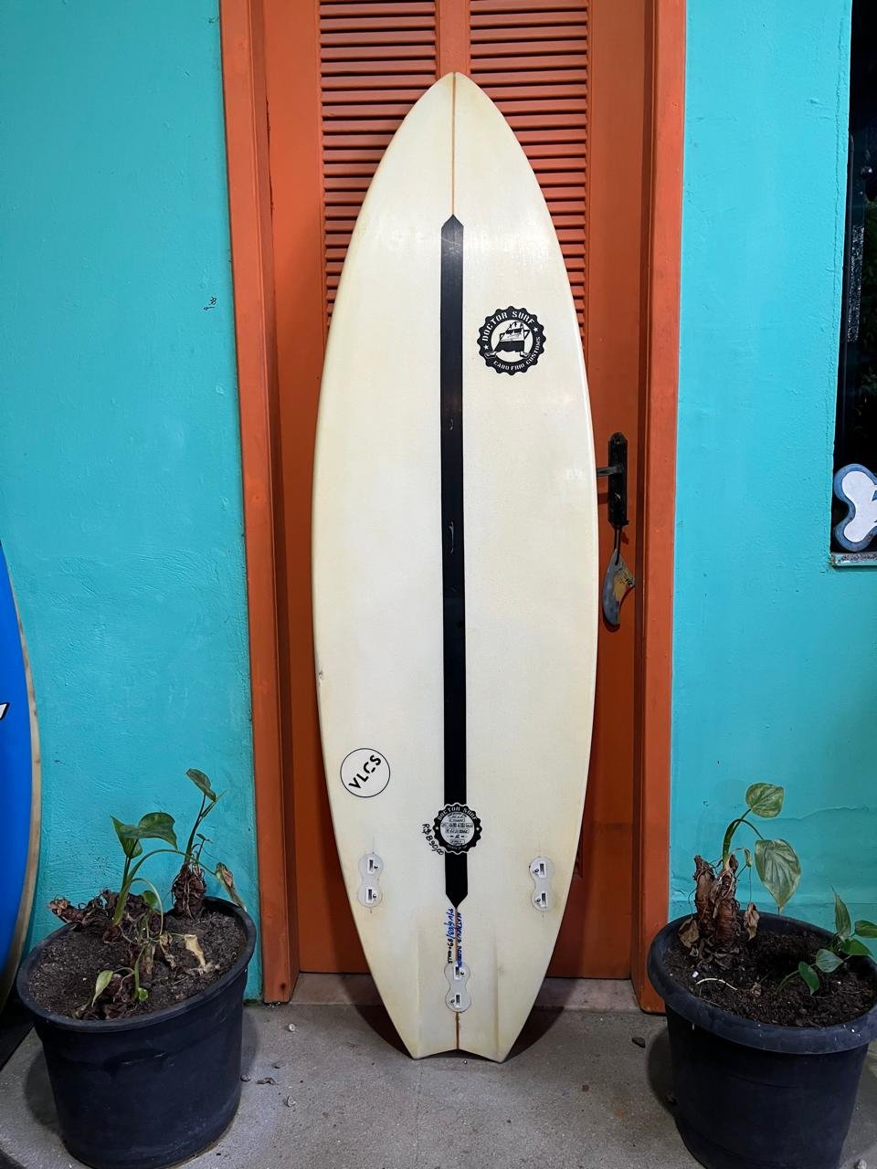 Prancha Surf 5'11" HT25 Felipe Toledo Masterizada Seminova com Deck - Imagem 2