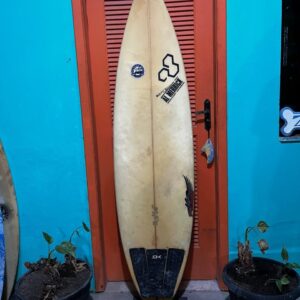 Prancha Surf Al Merrick 6'0" Seminova com Deck e Quilhas