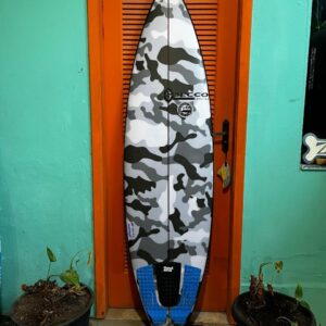 Prancha Surf Secco 6'0" Modelo Vitor Fernandes Seminova com Deck