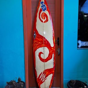 Prancha Surf HB 6'5" Seminova com Quilhas